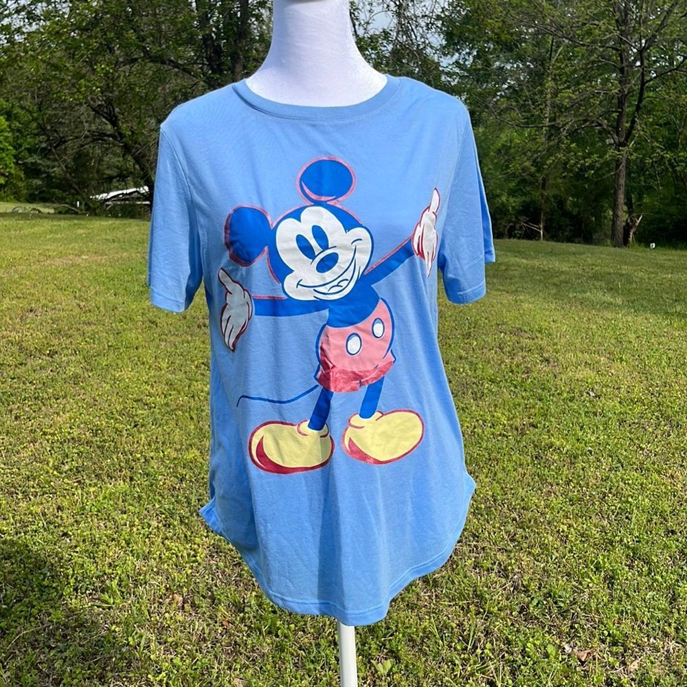 Disney Mickey Mouse Soft Graphic Tee Size Large